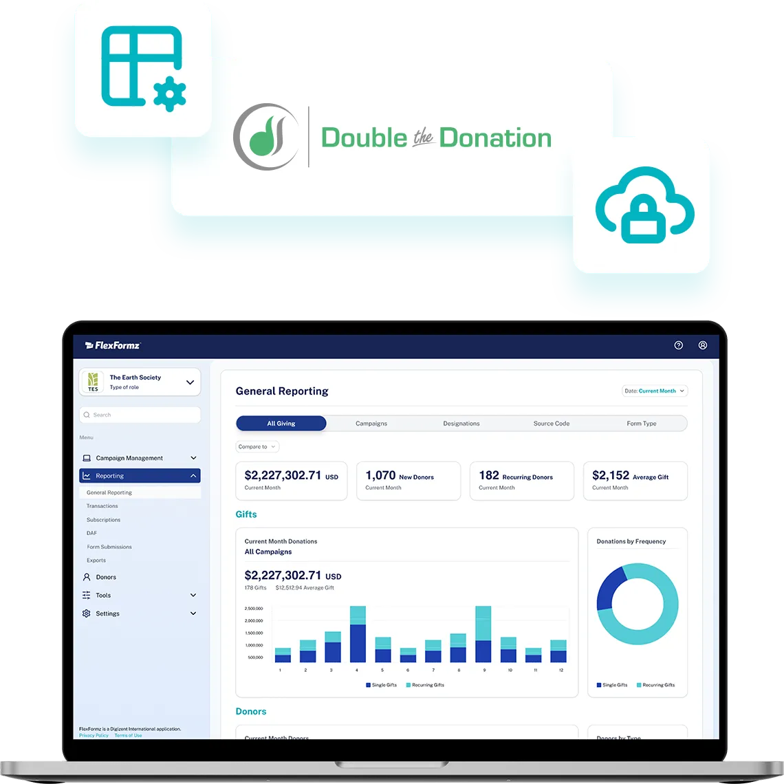 Integrations Screen Double The Donation 2x